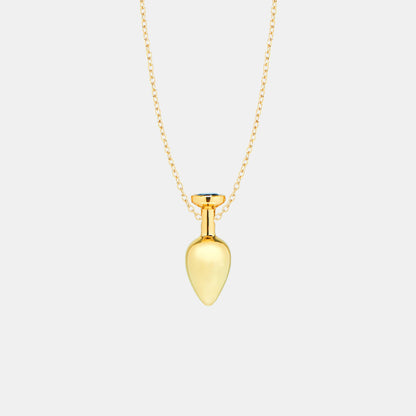 Butt Plug Pendant Necklace - Gold