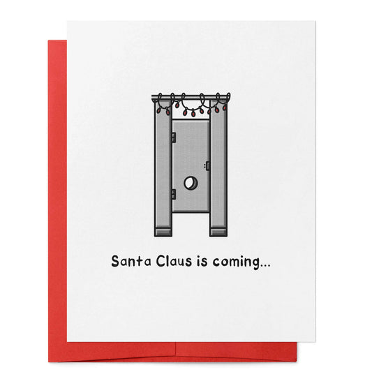 Christmas Card - Santa Claus is Coming