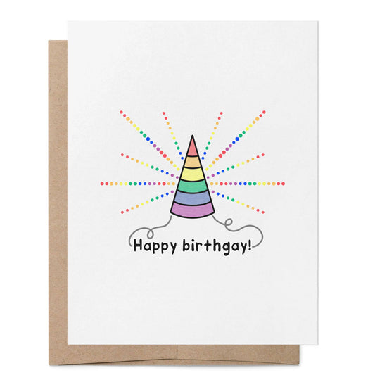 Greeting Card - Happy Birthgay