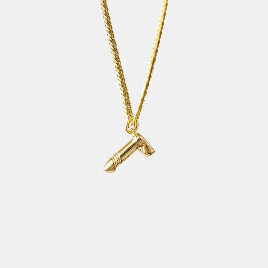 Mini Dick Curb Chain Necklace - Gold