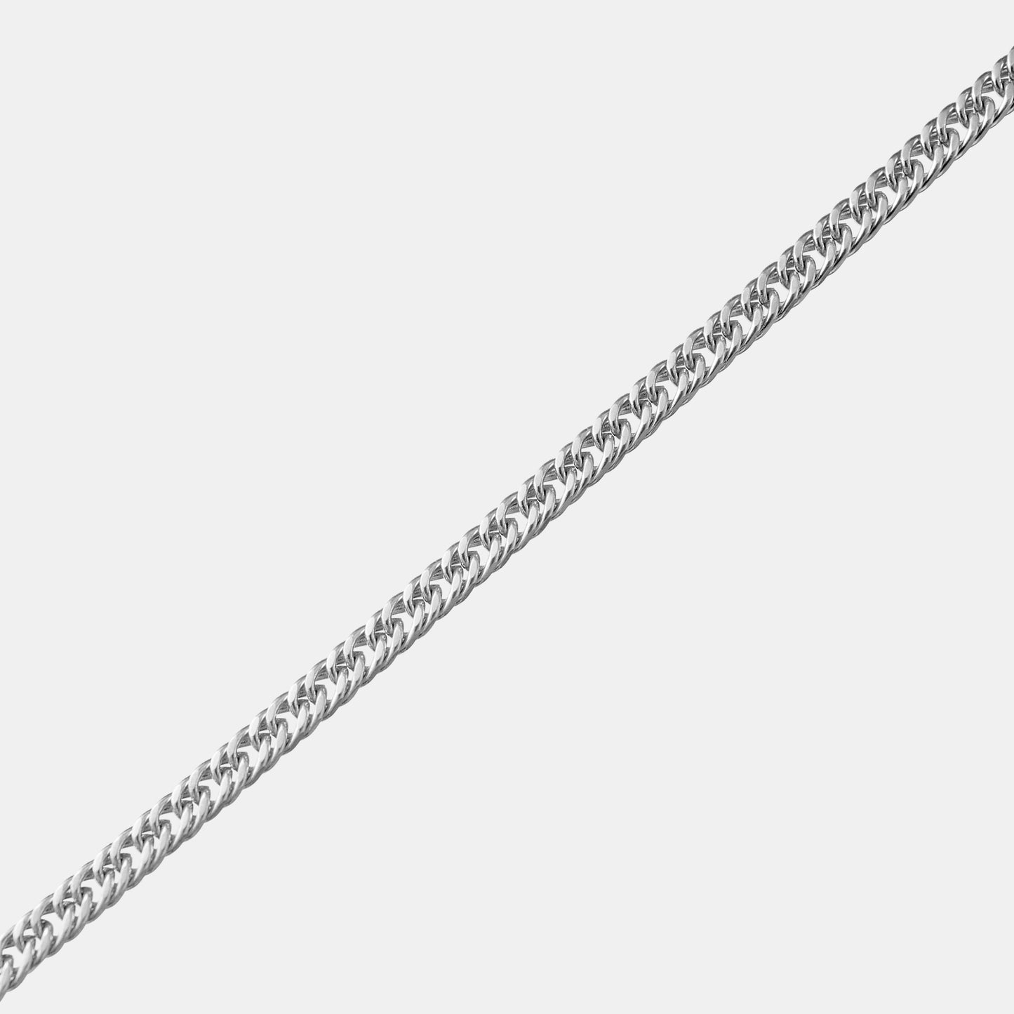 Mini Dick Curb Chain Necklace - Silver