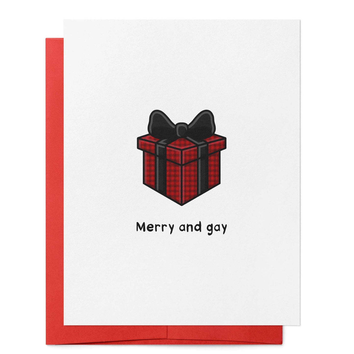 Christmas Card - Merry and Gay