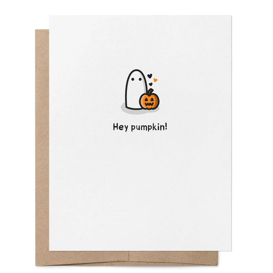 Greeting Card - Hey Pumpkin