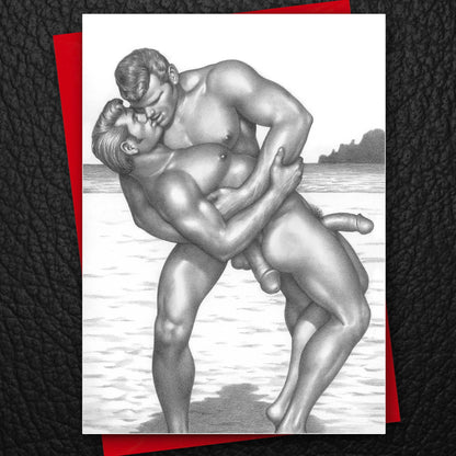 Greeting Card - Tom of Finland: Naked Kiss